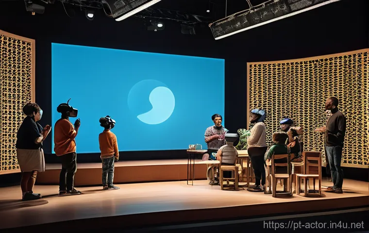 연극배우와 문화 다양성 연극 - A raw and authentic rehearsal scene in a rustic community theatre space in Rio de Janeiro, Brazil. A...